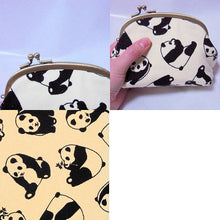 画像をギャラリービューアに読み込む, がま口ポーチ(小) パンダ