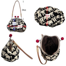 画像をギャラリービューアに読み込む, がま口まるバッグ ぞう