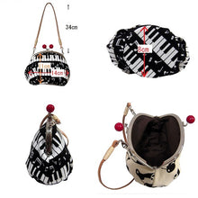 画像をギャラリービューアに読み込む, がま口まるバッグ 音符