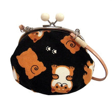 画像をギャラリービューアに読み込む, がま口まるバッグ 豆しば