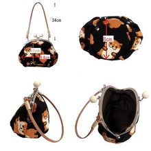 画像をギャラリービューアに読み込む, がま口まるバッグ 豆しば