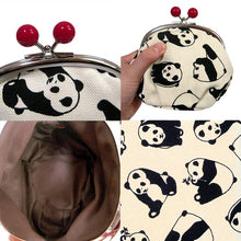 画像をギャラリービューアに読み込む, がま口まるポーチ パンダ