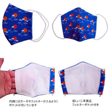 画像をギャラリービューアに読み込む, 布マスク 富士山 Mサイズ