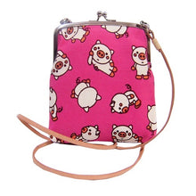 画像をギャラリービューアに読み込む, がま口ポシェット こぶた