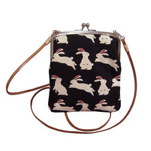 画像をギャラリービューアに読み込む, がま口ポシェット 白うさぎ