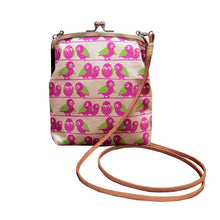 画像をギャラリービューアに読み込む, がま口ポシェット すずめ