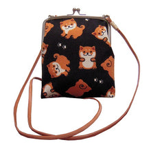 画像をギャラリービューアに読み込む, がま口ポシェット 豆しば