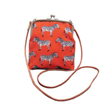 将图片加载到图库查看器,がま口ポシェット しまうま