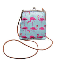 画像をギャラリービューアに読み込む, がま口ポシェット フラミンゴ
