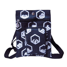 画像をギャラリービューアに読み込む, 2wayポシェット(大) デニム亀甲紋