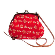 画像をギャラリービューアに読み込む, アンティークがま口ポシェット かめ