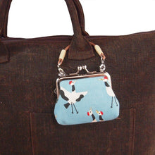 画像をギャラリービューアに読み込む, おさいふバッグ(ミニ)鶴