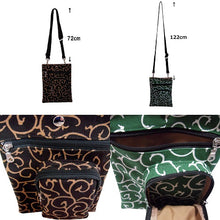 画像をギャラリービューアに読み込む, 2wayポシェット(大) 帆布唐草