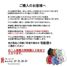 画像をギャラリービューアに読み込む, 布マスク Mサイズ(柄)