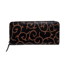 画像をギャラリービューアに読み込む, 牛革長財布 唐草模様