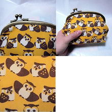 画像をギャラリービューアに読み込む, がま口ポーチ(小) ふくろう