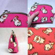 画像をギャラリービューアに読み込む, がま口ポーチ(小) こぶた