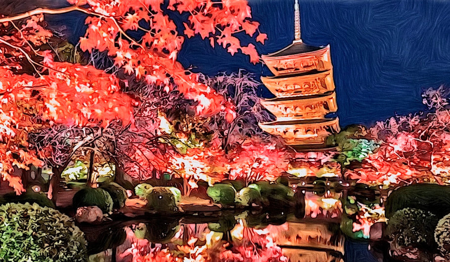 京都秋叶时节：用色彩讲述的故事