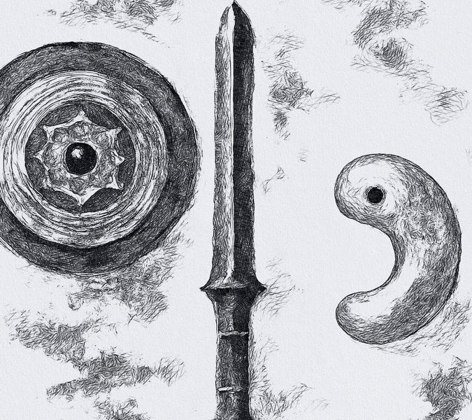 The spirit that resides in the Three Sacred Treasures: The story of the mirror, sword, and magatama 