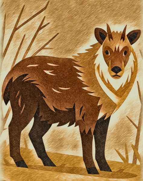 森に佇むもの　　ニホンカモシカの静かな詩