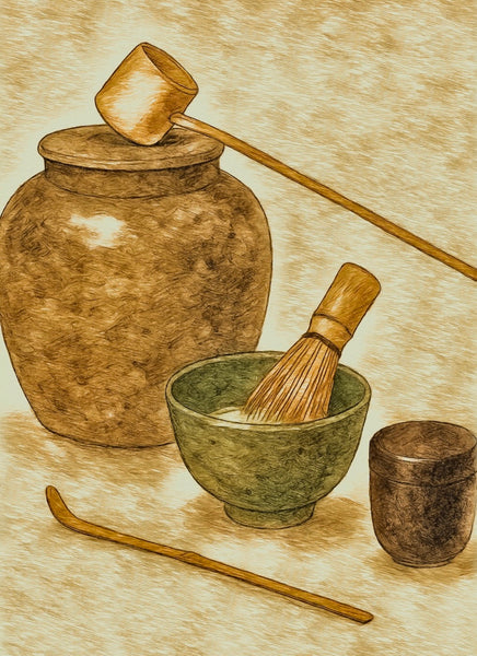 茶道用具的起源：千年记忆，静静地栖息于器皿之中。 