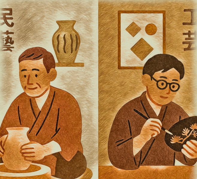 What is the difference between "Mingei" and "Kogei"? 