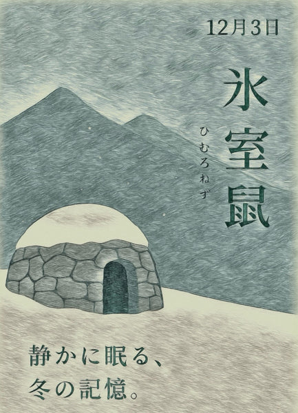 12月3日　色暦　氷室鼠　(ひむろねず)