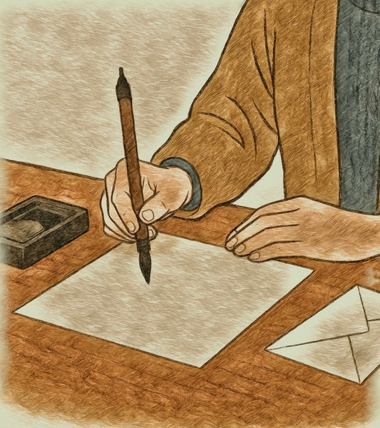 年の瀬の手仕事　第四話　　書くという、手仕事