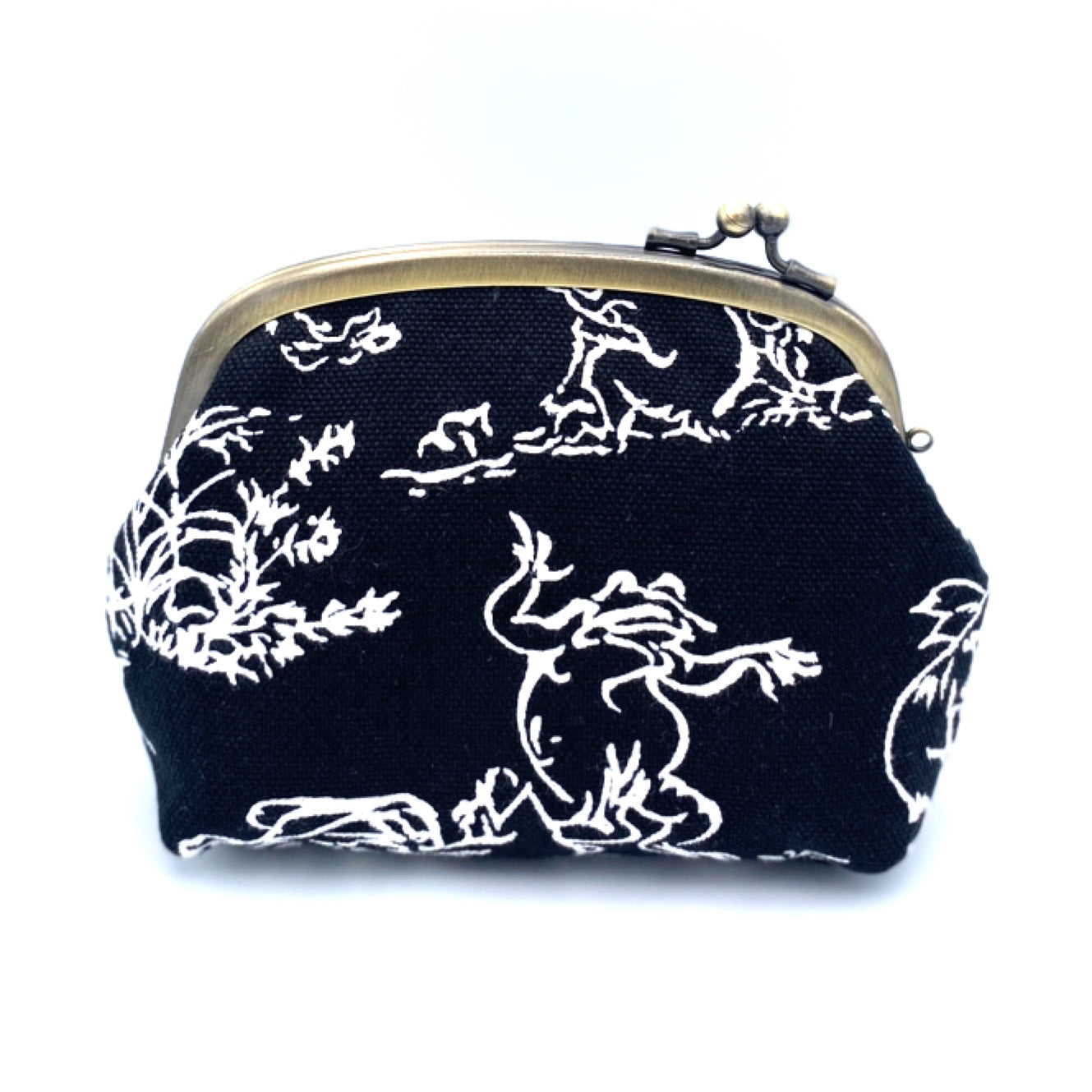 がま口ポーチ（小）鳥獣戯画／Pouch – wabisuke.kyoto