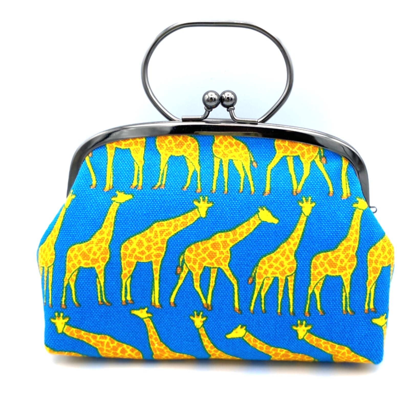 がま口ポーチ（大）きりん／Bag／Pouch – WABISUKE