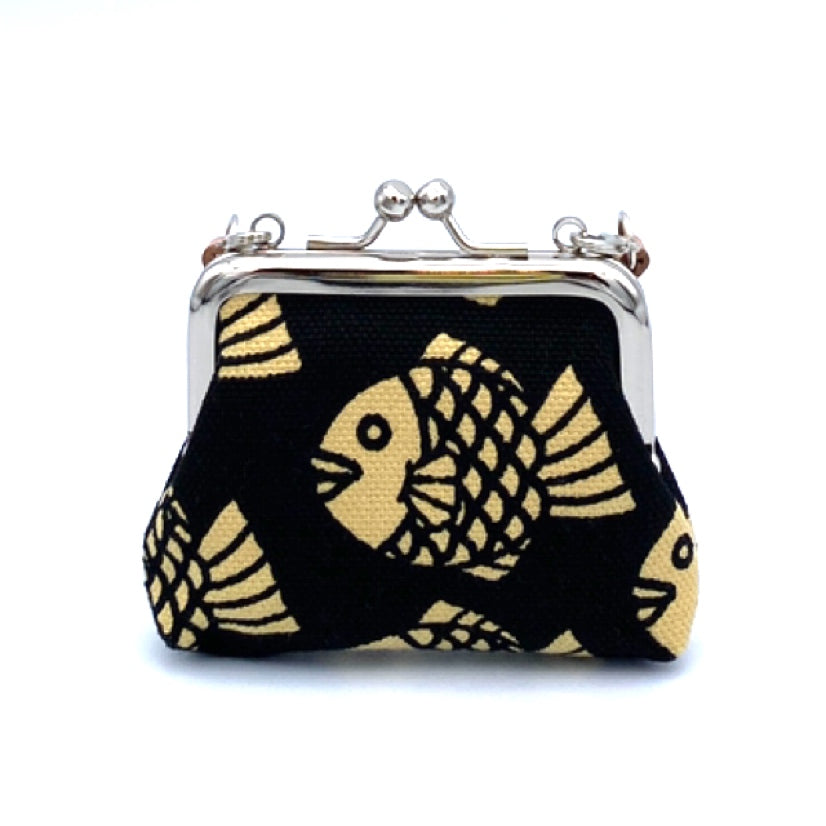 おさいふバッグ（ミニ）たいやき／Purse – WABISUKE