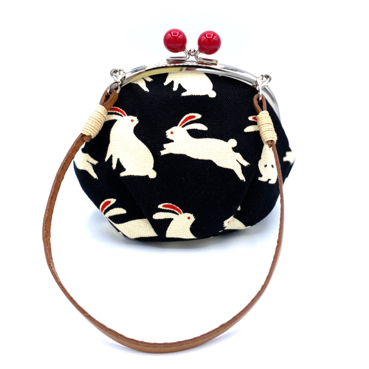 Round clasp bag White Rabbit/Purse/Bag – wabisuke.kyoto