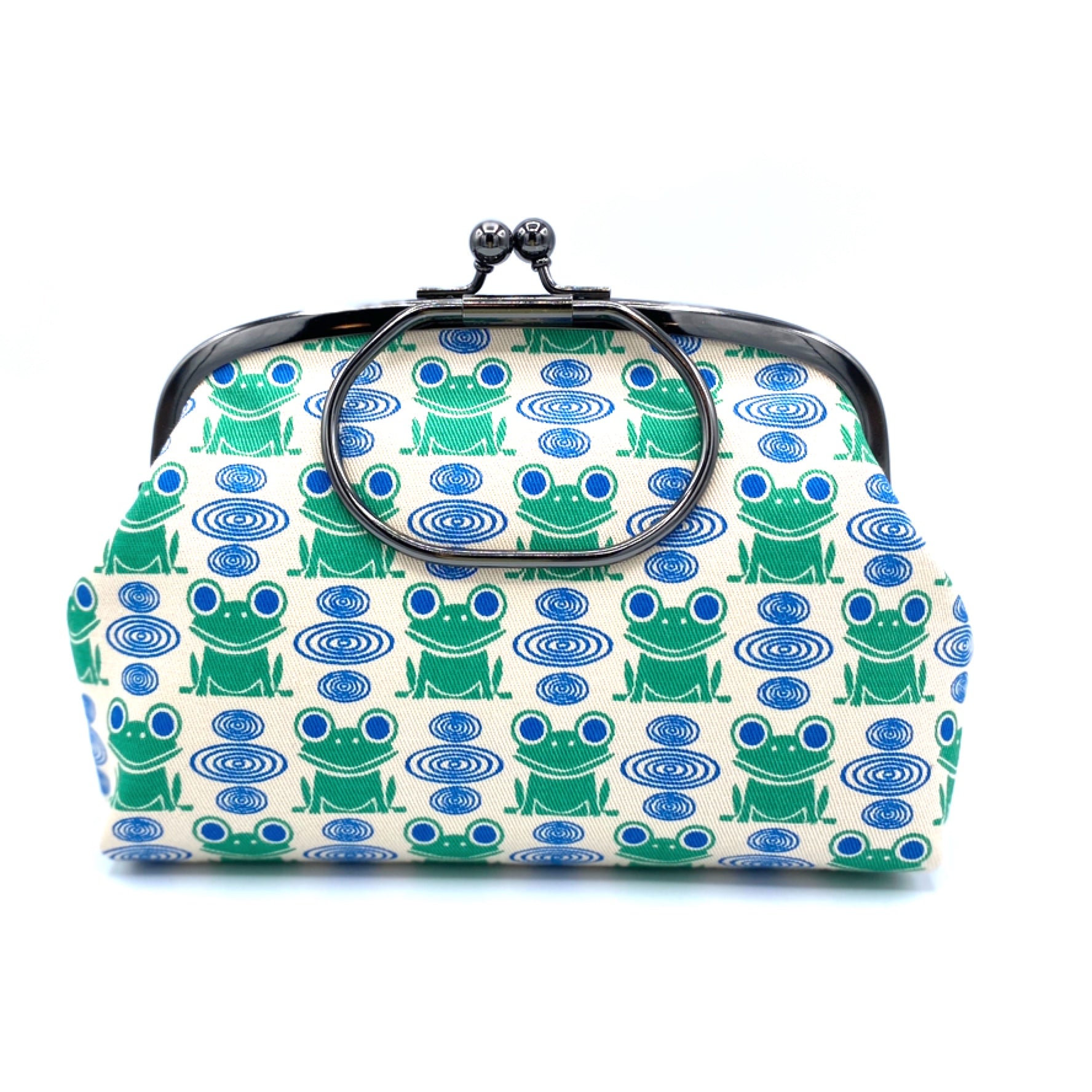 画像をギャラリービューアに読み込む, がま口ポーチ(大)かえる/Bag/Pouch