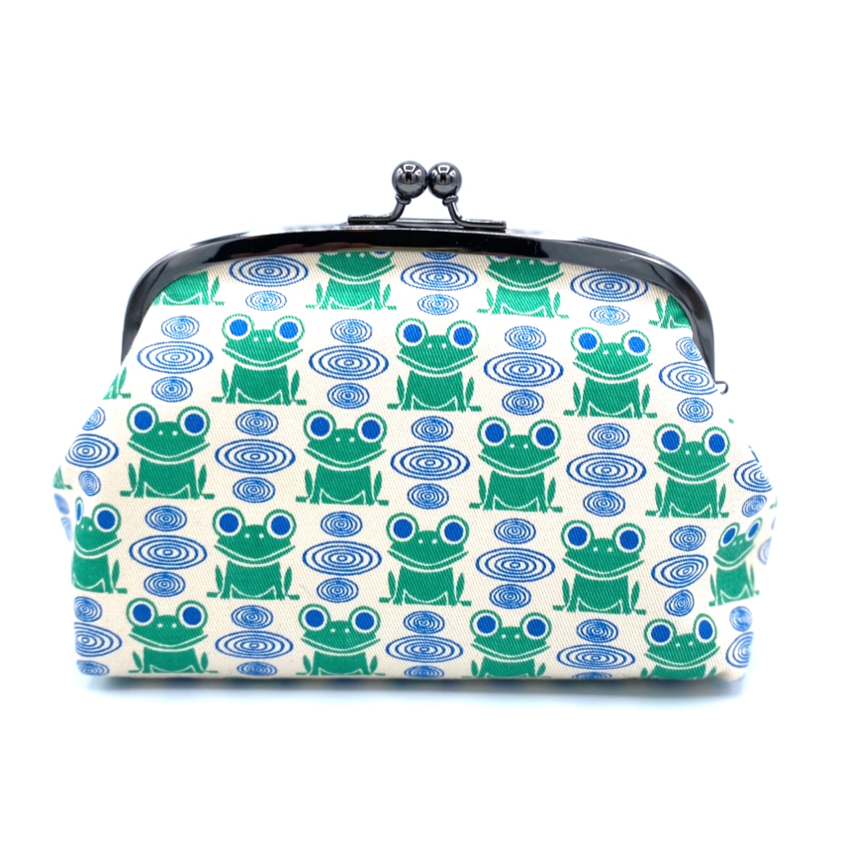 画像をギャラリービューアに読み込む, がま口ポーチ(大)かえる/Bag/Pouch
