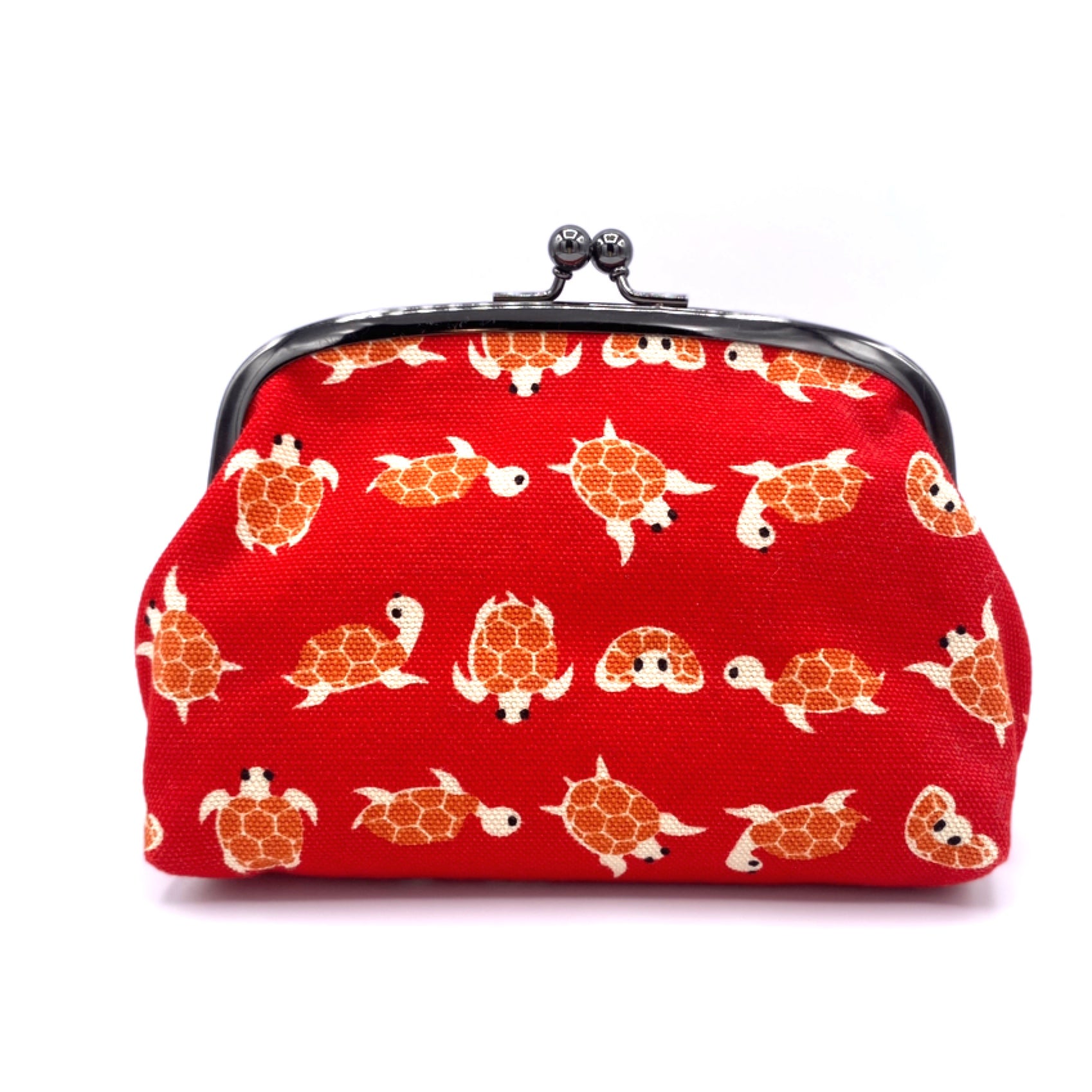 がま口ポーチ（大）かめ／Bag／Pouch – WABISUKE