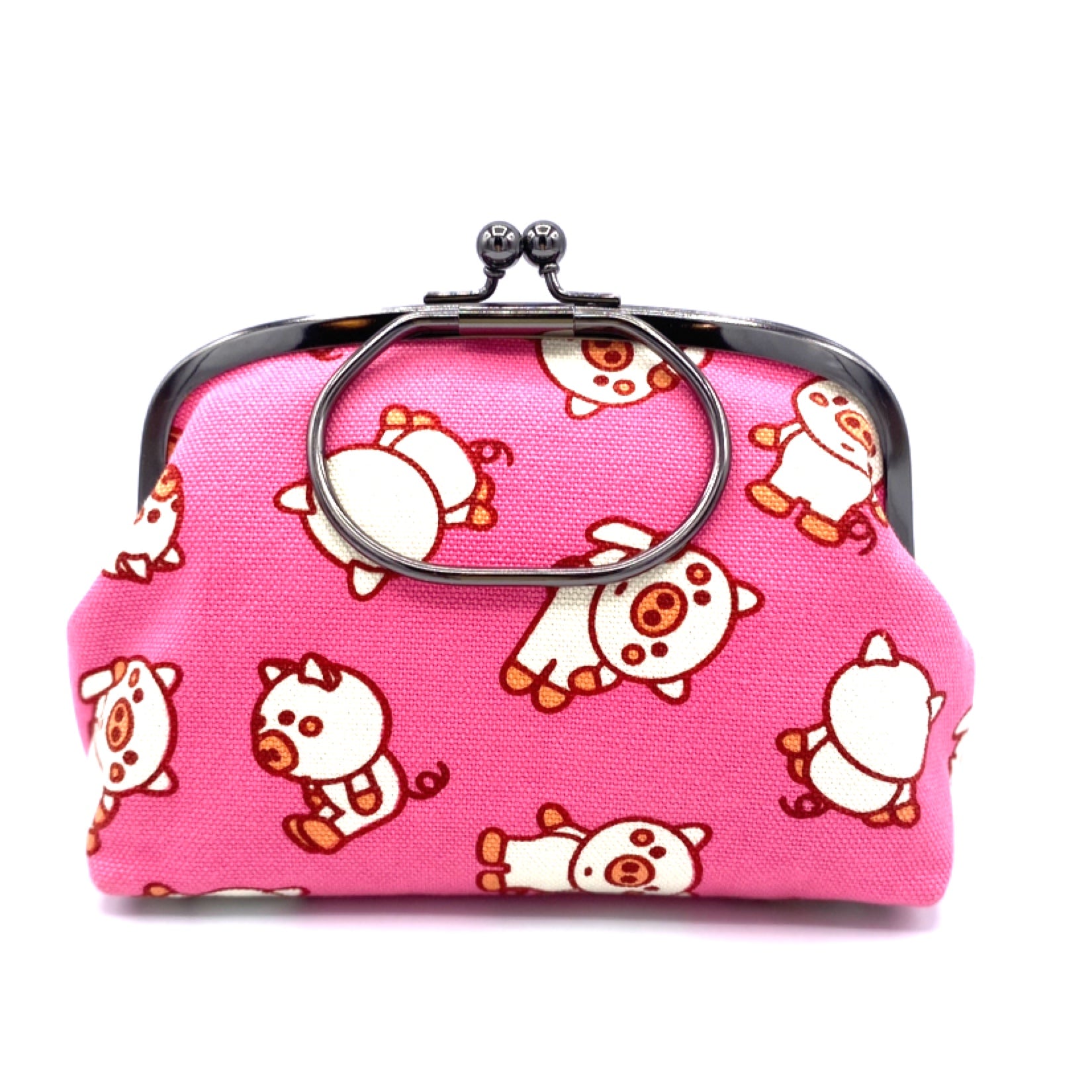 画像をギャラリービューアに読み込む, がま口ポーチ(大)こぶた/Bag/Pouch