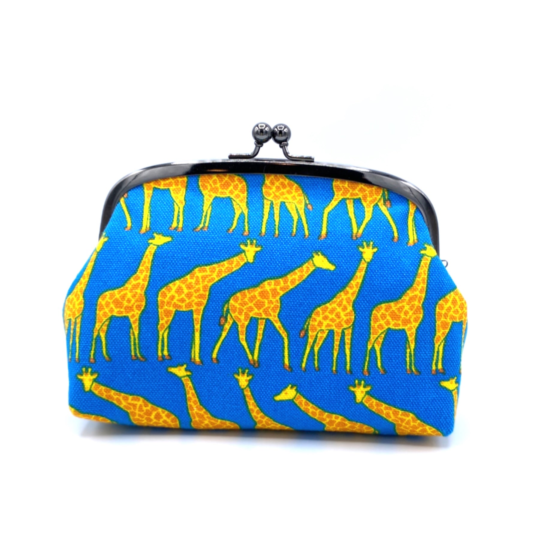 がま口ポーチ（大）きりん／Bag／Pouch – WABISUKE